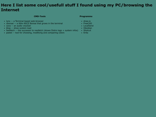 usefullStuff screenshot