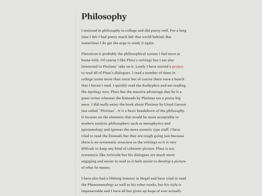 project list/philosophy/philosophy screenshot
