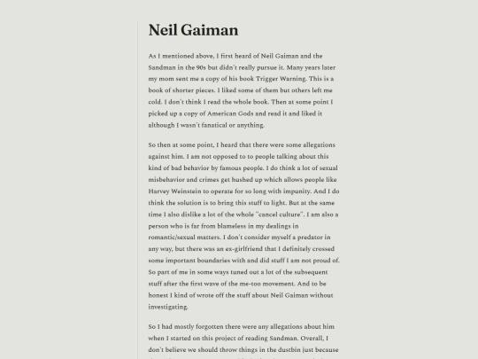 project list/reading/Graphic Novels/Sandman/neilgaiman screenshot