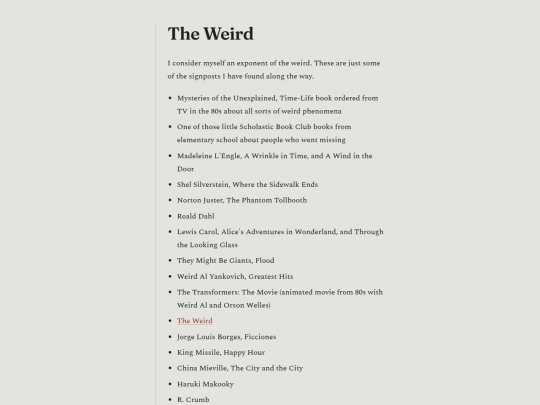 the Weird/theweird screenshot