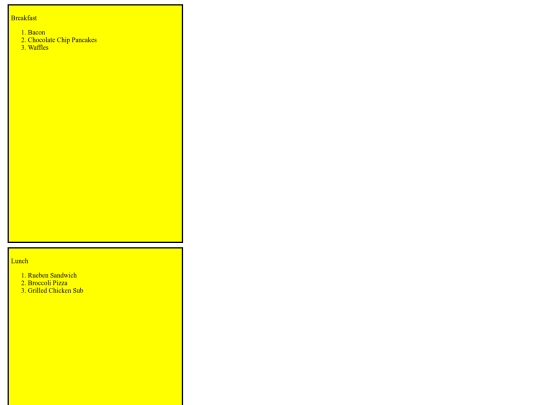 restaurantmenu2 screenshot