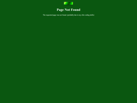 not_found screenshot