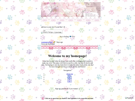 Archive/firsthomepage screenshot