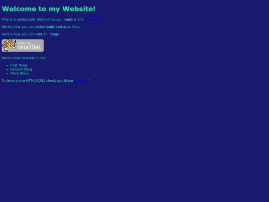 test screenshot