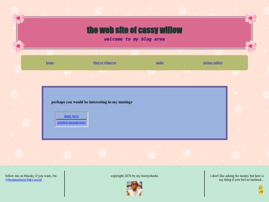 blog screenshot