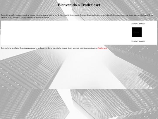 Economia/Tradecloset screenshot