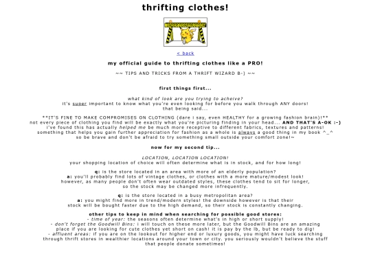 THRIFTING_GUIDE/clothes screenshot