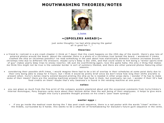 mouthwashing/mouthwashing screenshot