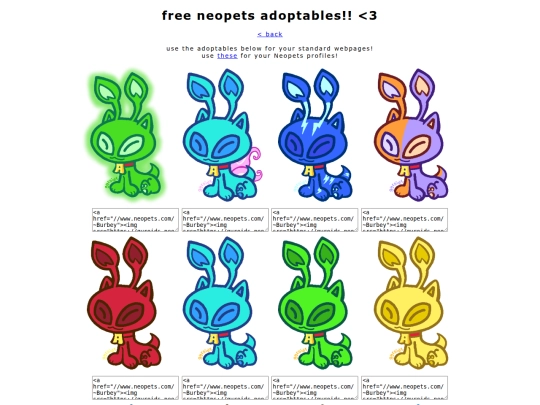 neopets/adoptables screenshot