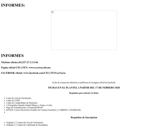 informes screenshot
