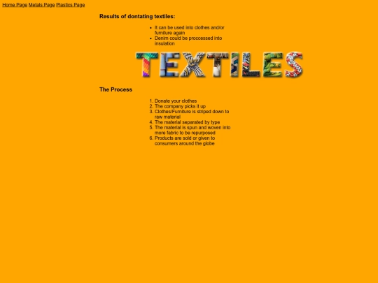 Textiles screenshot