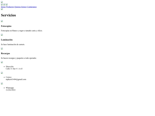 Miscelánea Y Papelería Karol screenshot