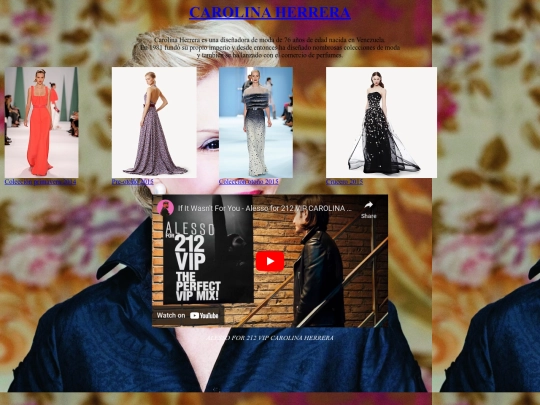 Carolina Herrera screenshot