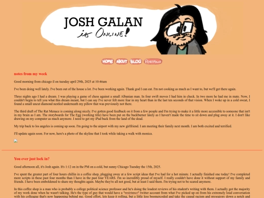 blogpage screenshot