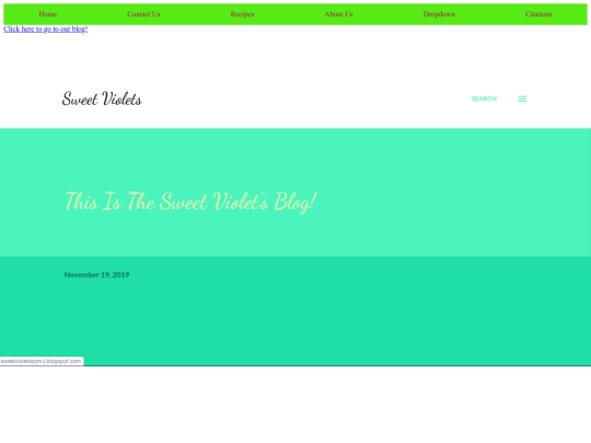 blog screenshot