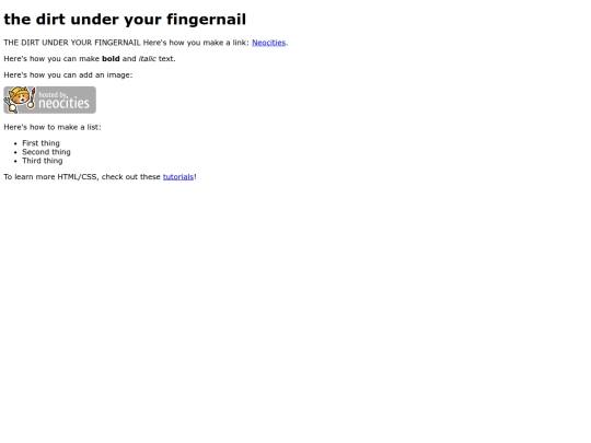 index screenshot