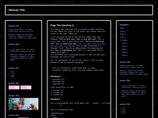index screenshot