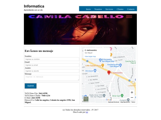 contacto screenshot