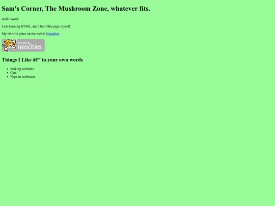 index screenshot