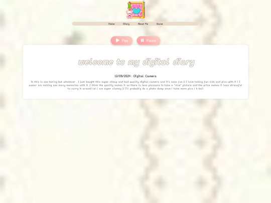 diary screenshot