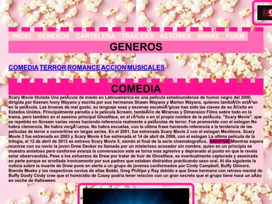 generos screenshot