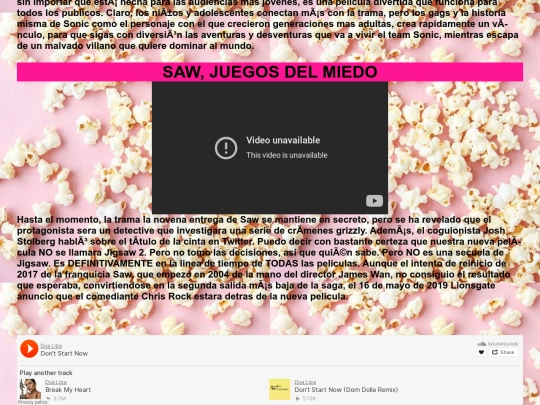 videos screenshot