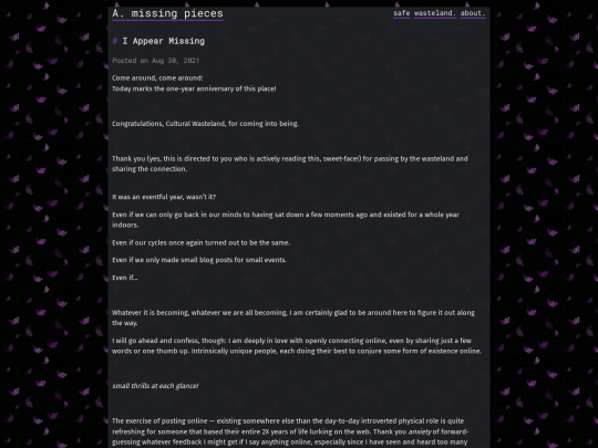 feral_pigeon/posts/i-appear-missing screenshot