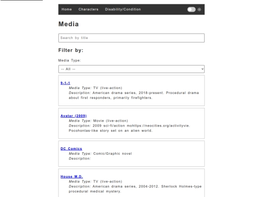 media screenshot