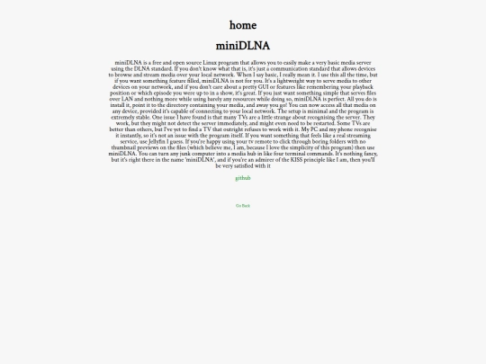 reviews/software/minidlna screenshot
