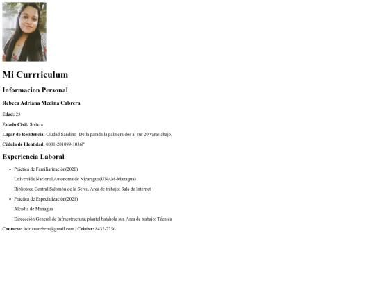 CURRICULUM screenshot