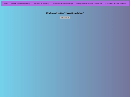 Re/Palabra al revés screenshot