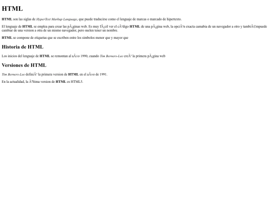 SitioWeb/Ejercicio1 screenshot