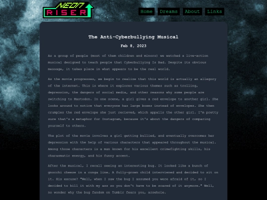 dreams/antiCyberBullying screenshot