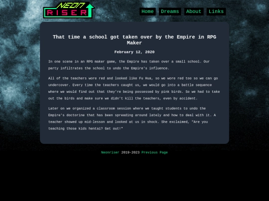 dreams/imperialschool screenshot