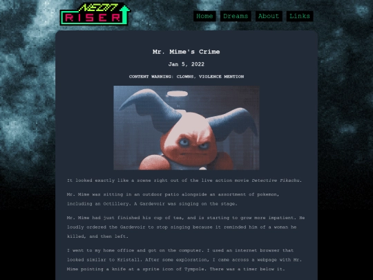 dreams/mrMime screenshot