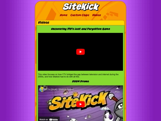sitekick/videos screenshot