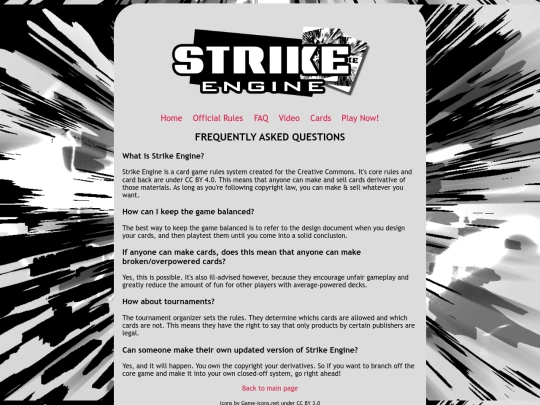 strike/faq screenshot