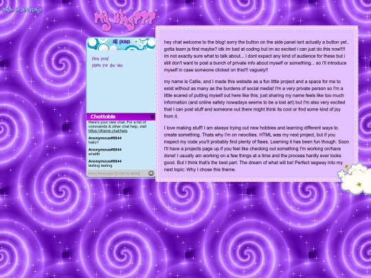 blog screenshot