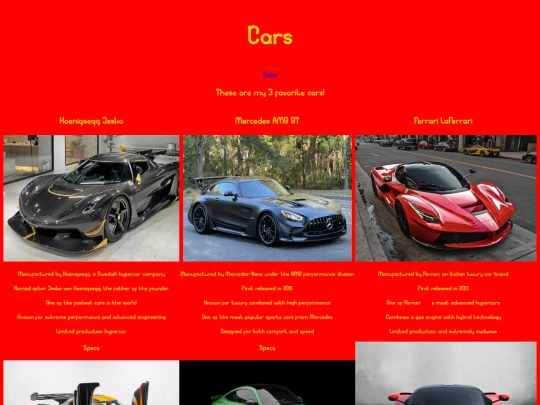 cars screenshot