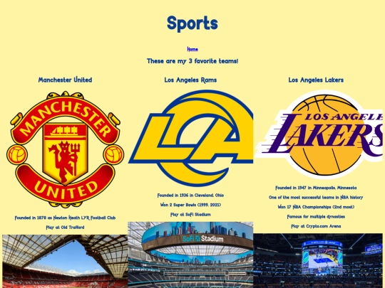 sports screenshot