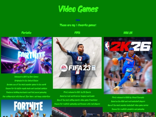 videogames screenshot