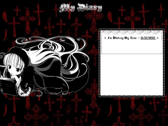 diary screenshot