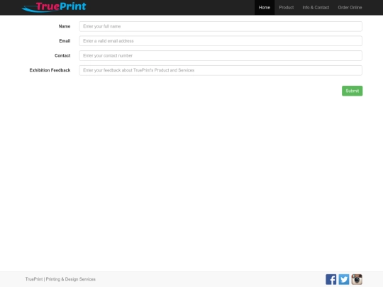 exhibitionFeedback screenshot