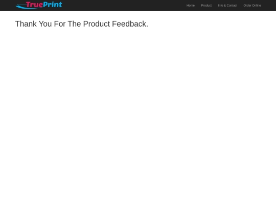 thankyouProductFeedback screenshot