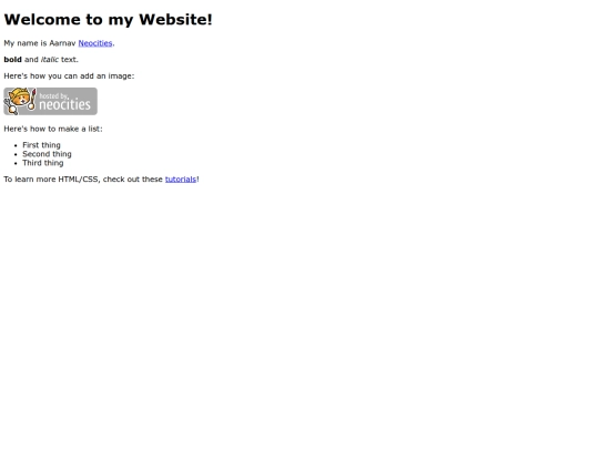 index screenshot