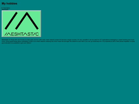 hobbypage screenshot