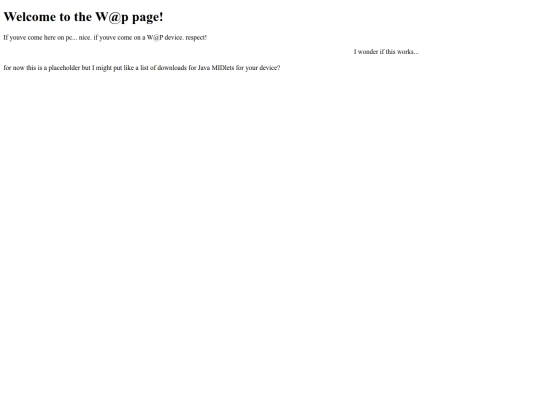 wap screenshot