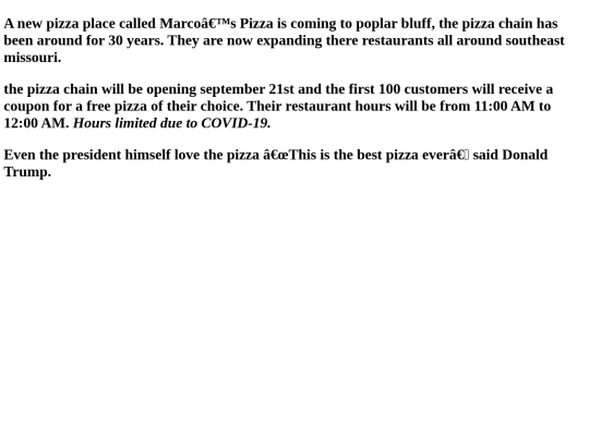 Newsarticle screenshot