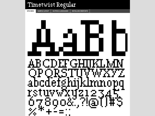 TIMETWIST/timetwist-regular1-demo screenshot