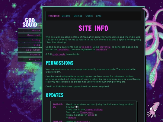 site screenshot